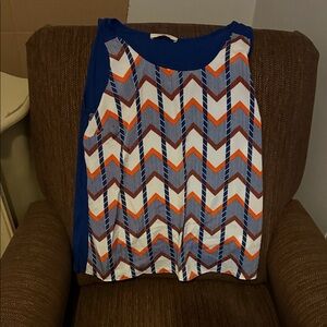 Pomelo Blue and Orange Top